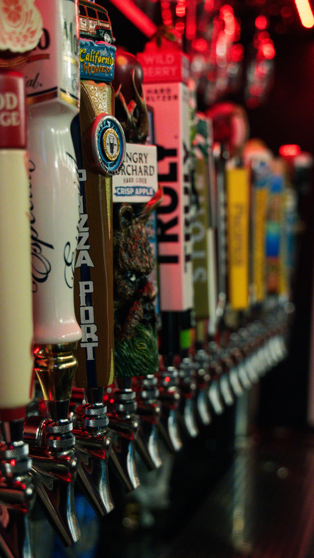 Beer, wine, and cocktails poured at the full bar inside Zen Curry and Grill in Temecula